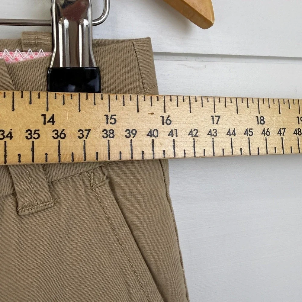 NEW‎ J. CREW Stretch Chinos City Fit Tan Khaki Pants WOMEN 4 Short 2010 96071